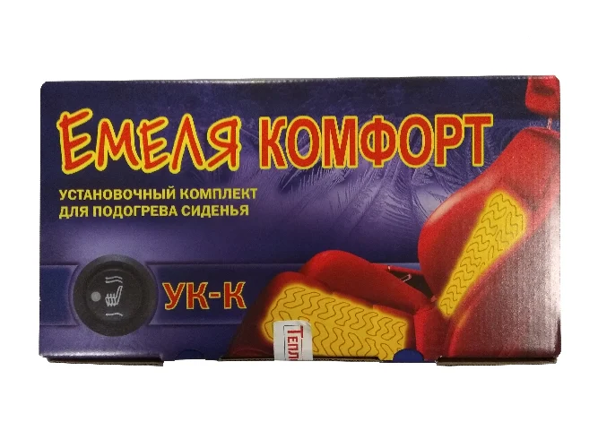 Установочный комплект подогрева на 1 сиденье Емеля УК-К (комфорт)